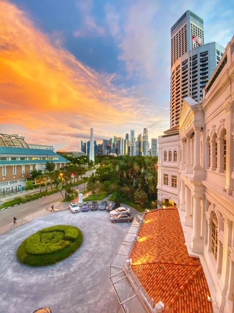 Raffles Hotel Presidential Suite View